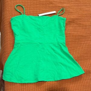 Susan Monaco Vibrant Green Camisole Top